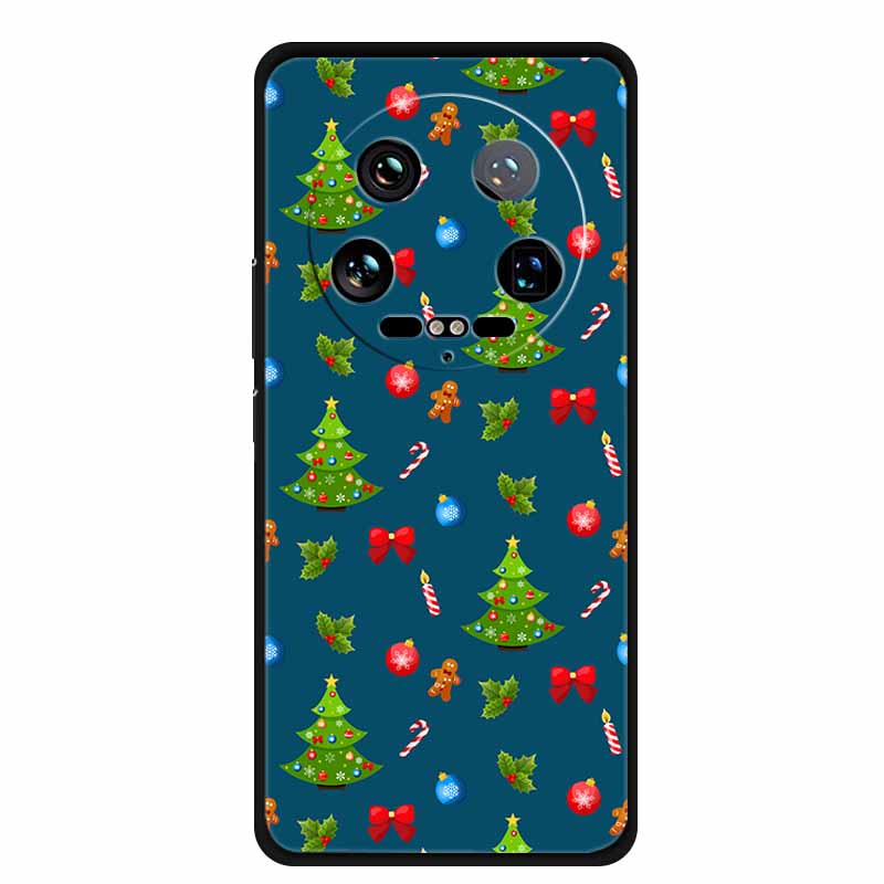 Christmas Phone Case For Xiaomi 14 Ultra Pro Case Soft Silicone Luxury Deer Cover for Xiaomi 13 Ultra Pro Back Coque Cases 14pro