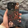Japanese and Korean art graffiti dog application Apple 15ProMax mobile phone case 14 new 13Pro creative 12 soft transparent 7