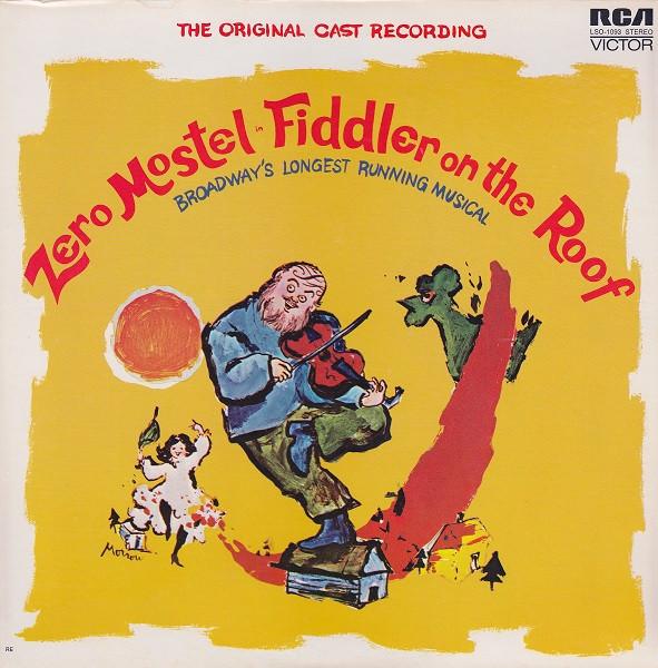 LP Record VARIOUS - Zero Mostel In Fiddler On The Roof  LSO1093 RCA VICTOR US Soundtracks & Musicals Used