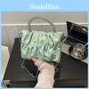 Summer Fashion High-end Pleated Rhinestone Handbag 2023 Casual Chain Crossbody Bag