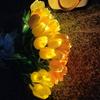 10/15Pcs Tulip Flower Night Light with Bendable Stems LED Bouquet for Home Decor Warm Glow Bedside Lamp for Bedroom Wedding Romantic Gift for