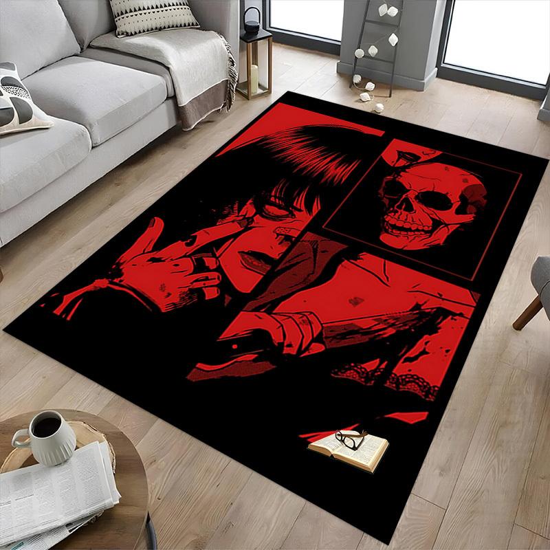 1PC Bloodshed Skull Carpet Office Rug Mat Home Decor Area Carpet Festival Gift Office desk chair carpet Longlasting Material