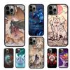 Kitsune Fox Art Celular Mobile Smartphone Cases For iPhone 17 Air 16 15 14 12 13 11 Pro MAX Plus Coque Fundas