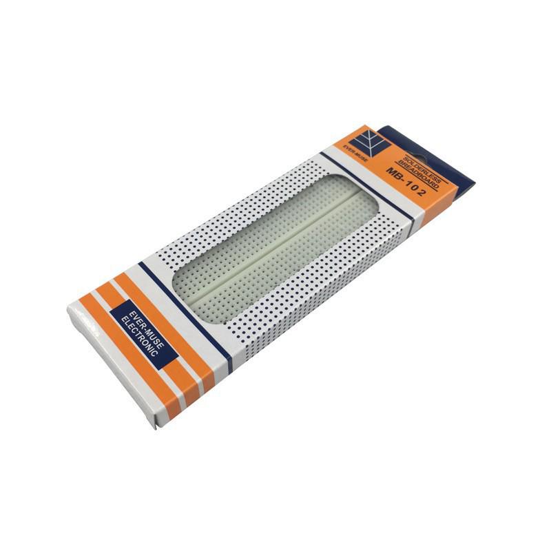 Raspberry Pi MB-102 Steckplatine 830 Lötpunkte, 165×55×10mm Universelles Experimentier-Schaltkreisplatine