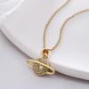 Fashionable Heart Titanium Steel Necklace: Women's Clavicle Chain, Hip Hop Style, Niche Design.