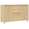VidaXL Buffet, Armoire Latérale avec Pieds, Meuble de Rangement, Organisateur de Salon Salle de Séjour Intérieur, Chêne 827199
