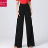 Women's Modern Wide-Leg Latin Dance Pants - High Waist Ballroom & Jitterbug Trousers.