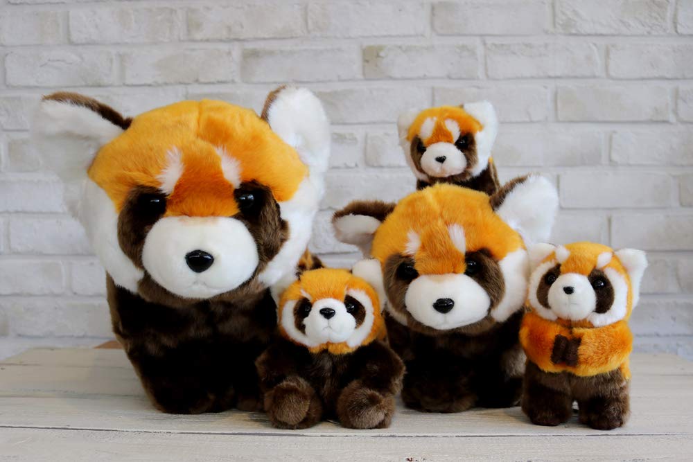 Cute Sales Sitting Red Panda Plush Toy, Size S, Z0291