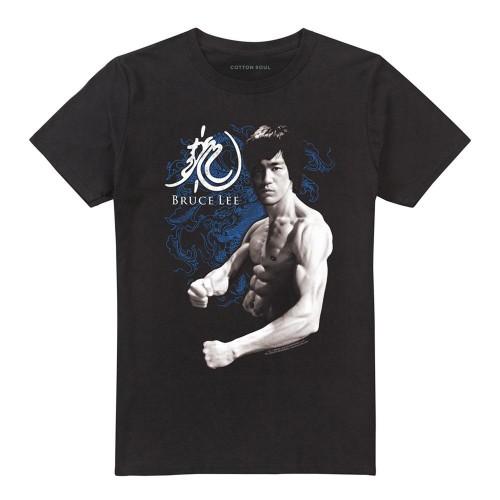 Bruce Lee Unisex Adult Dragon Stance T-Shirt