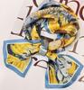 Silky Enjoyment! Silk Scarf Women'S Light Luxury Fashionable Mulberry Silk Scarf Double-Layer Double-Sided Scarf Streamer