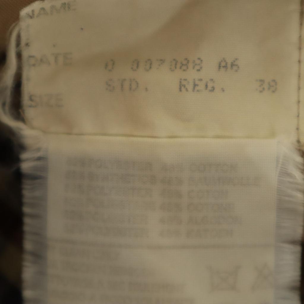 Aquascutum Vyrobeno v Anglii Bavlněná výplň Nerezový límec Kabát 38 béžový Pánský Použitý