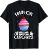 Christian Baker Cupcake Jezus Bakliefhebber T-shirt