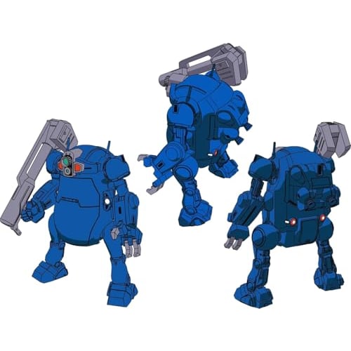 Hasegawa MechatroWeGo Votoms Collaboration Series Vol.4 Strike Dog & Hypsilon 1/35 Scale Plastic Model Kit 64816