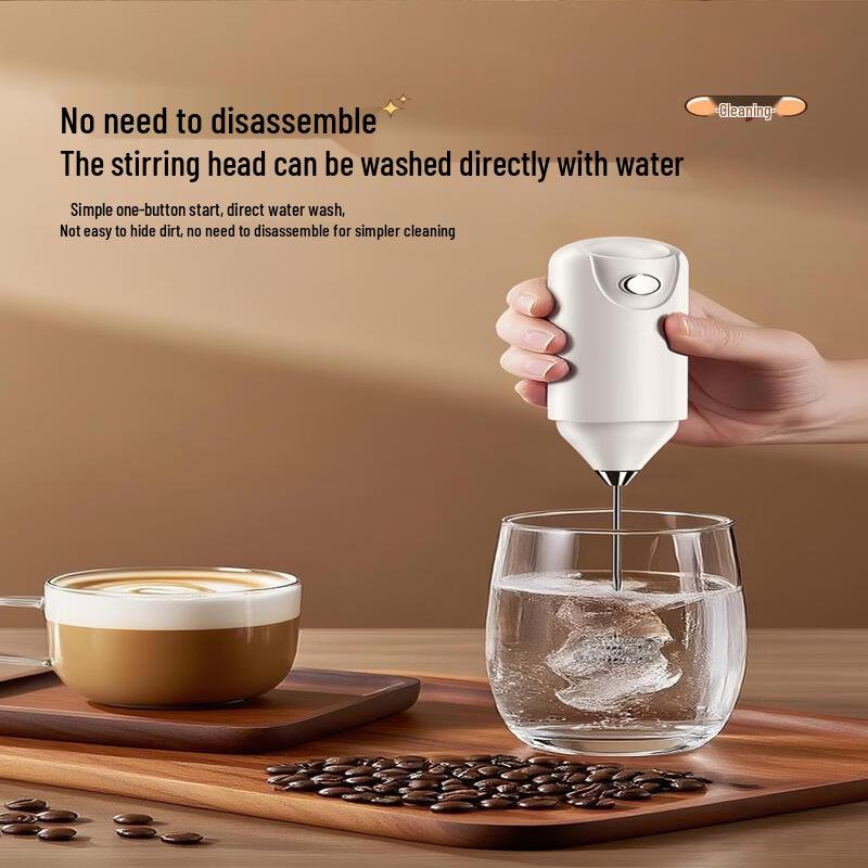 ZISIZ Electric Handheld Milk Frother & Egg Beater