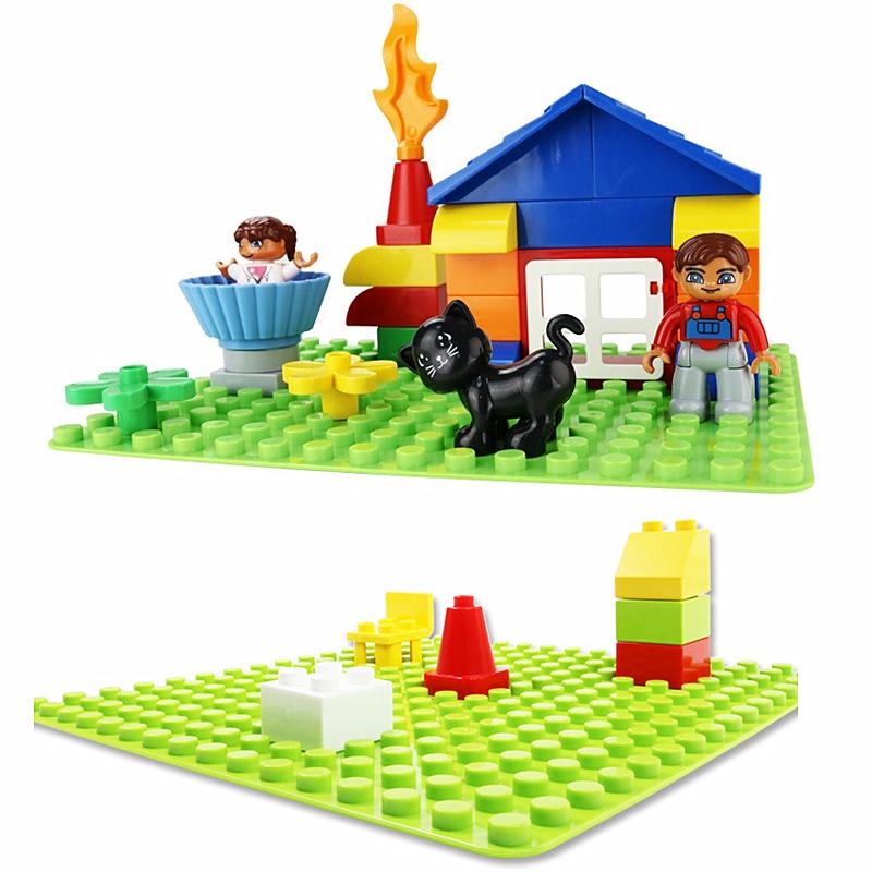 Placă de bază 16*16 puncte pentru cărămizi mari Placă de bază în 9 culori Blocuri de construcție DIY Jucării pentru copii