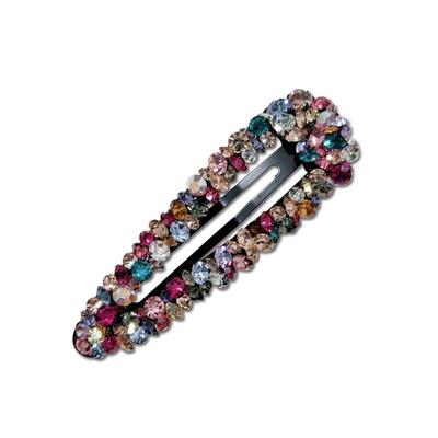 Farbiger Diamant Luxuriöse Hohl-Haarspange Haarschmuck für Damen