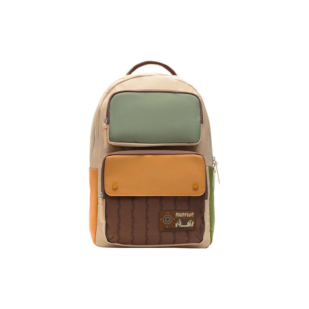 

Li Ning Anti-Wu Grass And Trees Are Soldiers Series Sports Casual Color Block Zipper Backpack Men Backpack Dark-Brown Khaki ABSS165-3 Dark Brown/Khaki