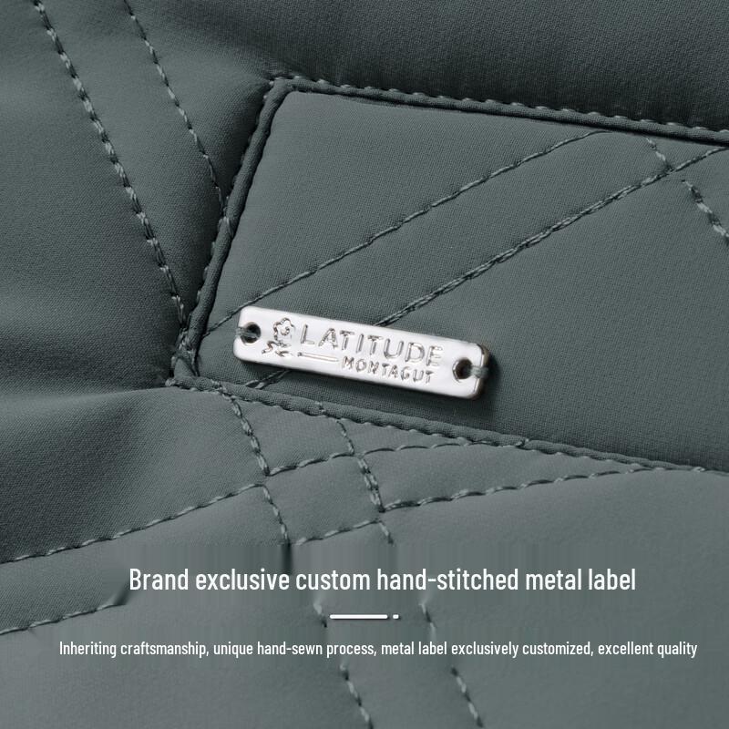 MONTAGUT Men's Quilted Baseball Collar Cotton Jacket JG