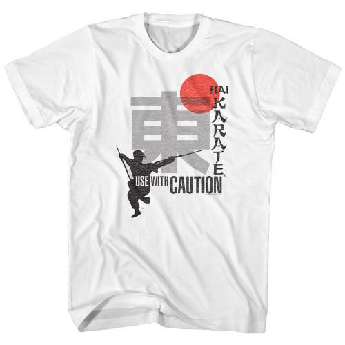 Hai Karate Use With Caution White Adult T-Shirt Unisex T-Shirt XL