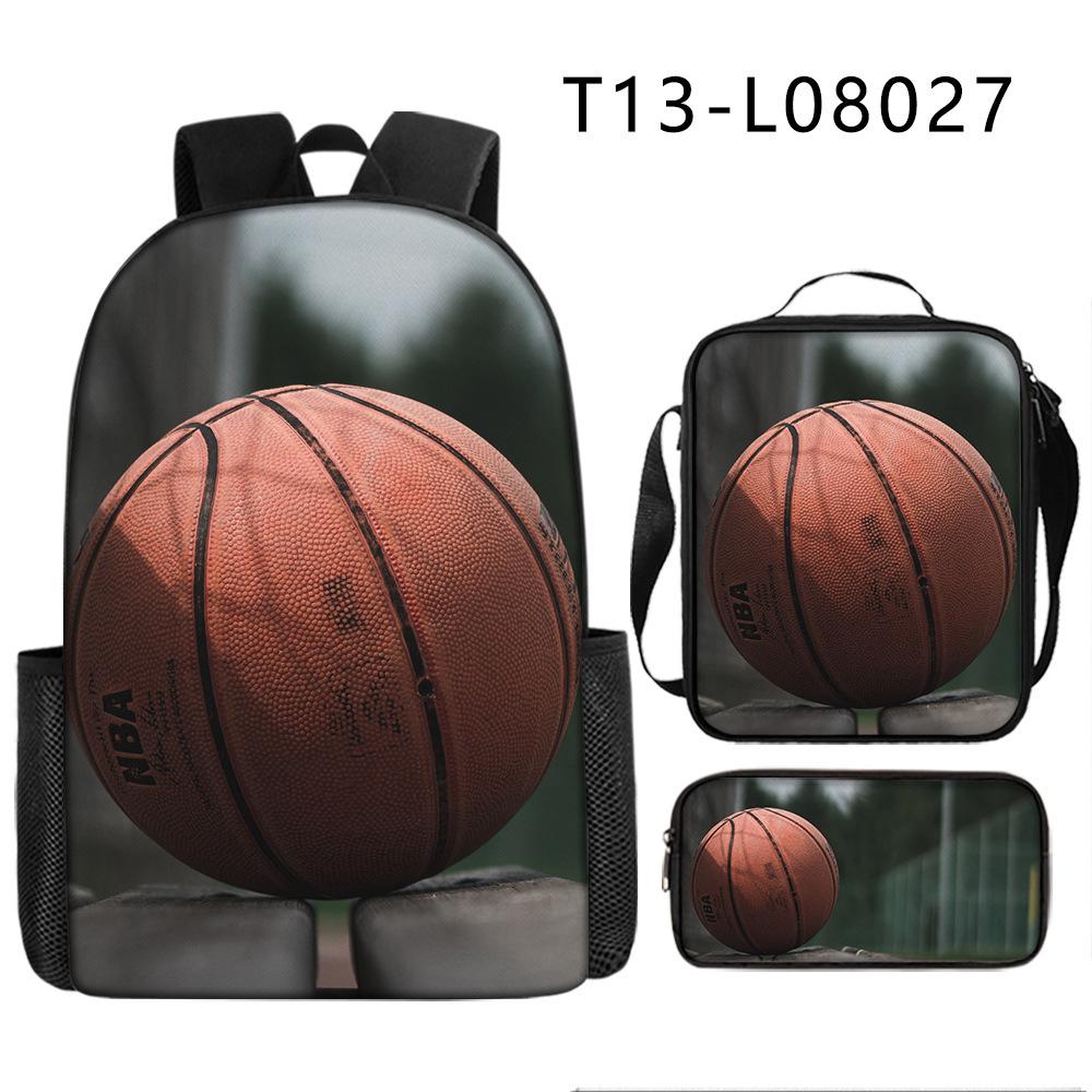 Backpack Basketball Star Peripheral Printed Backpack Computer Bag College Student Football School Bag Backpack