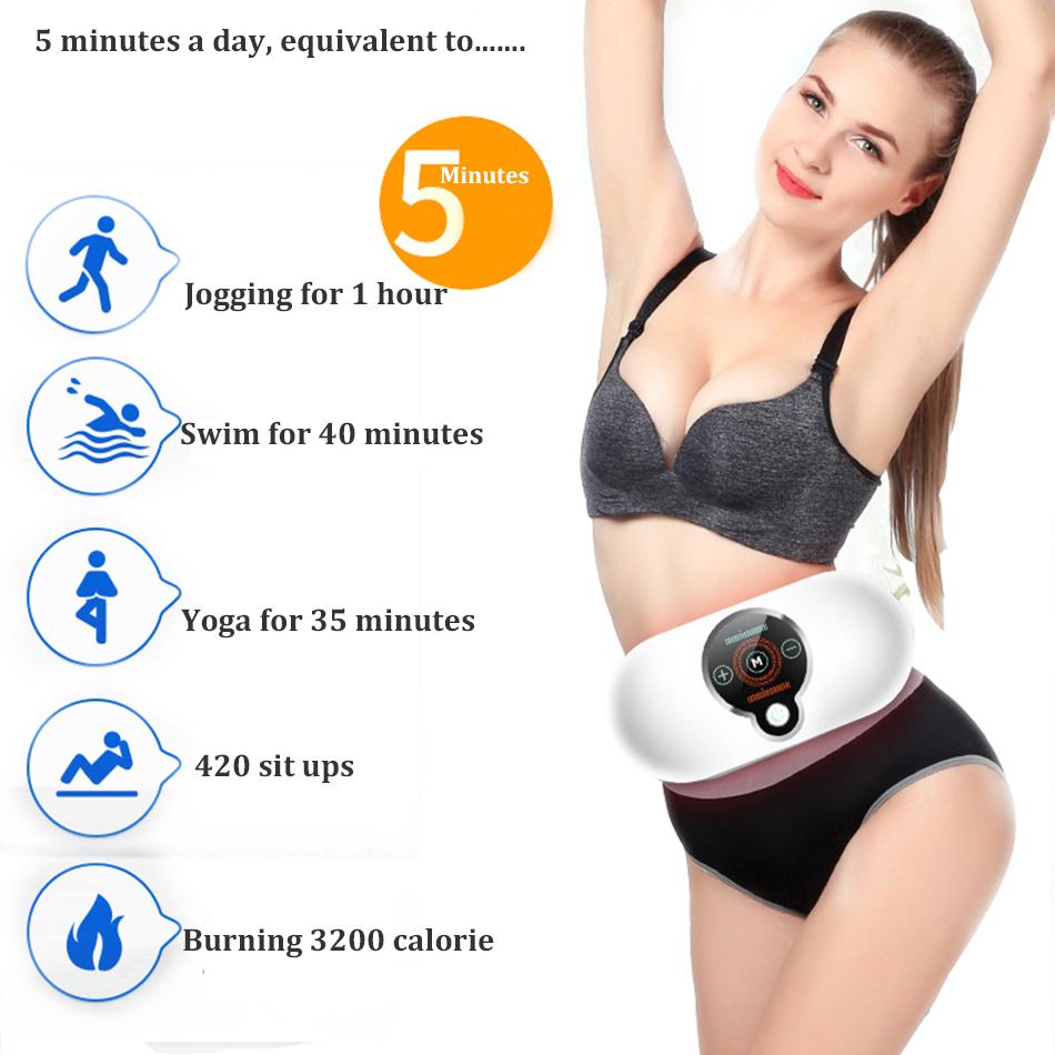 Geeignet für faule Menschen zum Abnehmen. Ganzkörper-Gewichtsverlust, Fettverbrennung, Bauch-Vibrations-Fitnessmassagegerät, 1 Stück