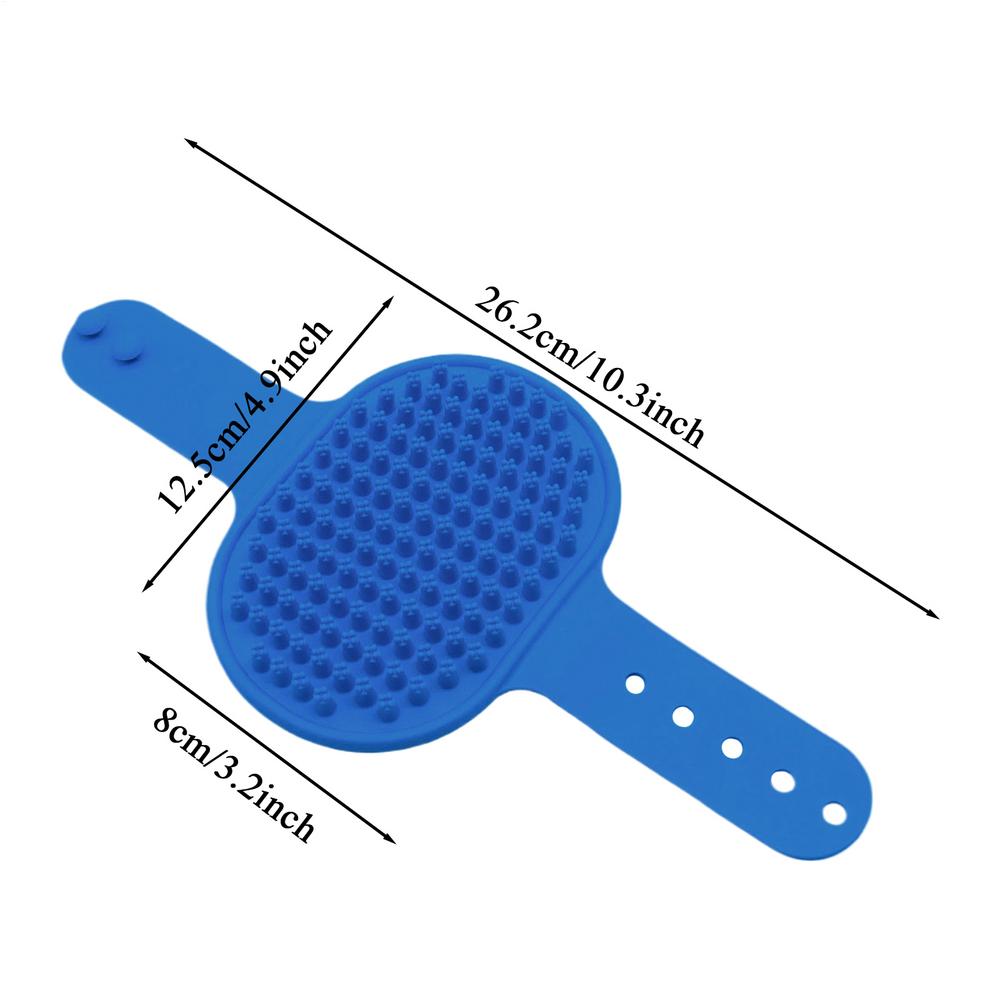 Pet bath brush Dog massage brush Pet massage gloves Pet bath gloves dog washing brush Dog Shower Brush Grooming Scrubber