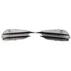 For Mercedes-Benz W205 C-Class C180 C200 C260 2015-2018 Set L+R Front Bumper Fog Lamp Grill Grille ert Face Bar Cover-A02G