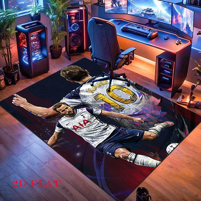 Harry Kane Carpet Rug for Living Room Bedroom Home Sofa Decoration,Kids play Nonslip Floor Mat