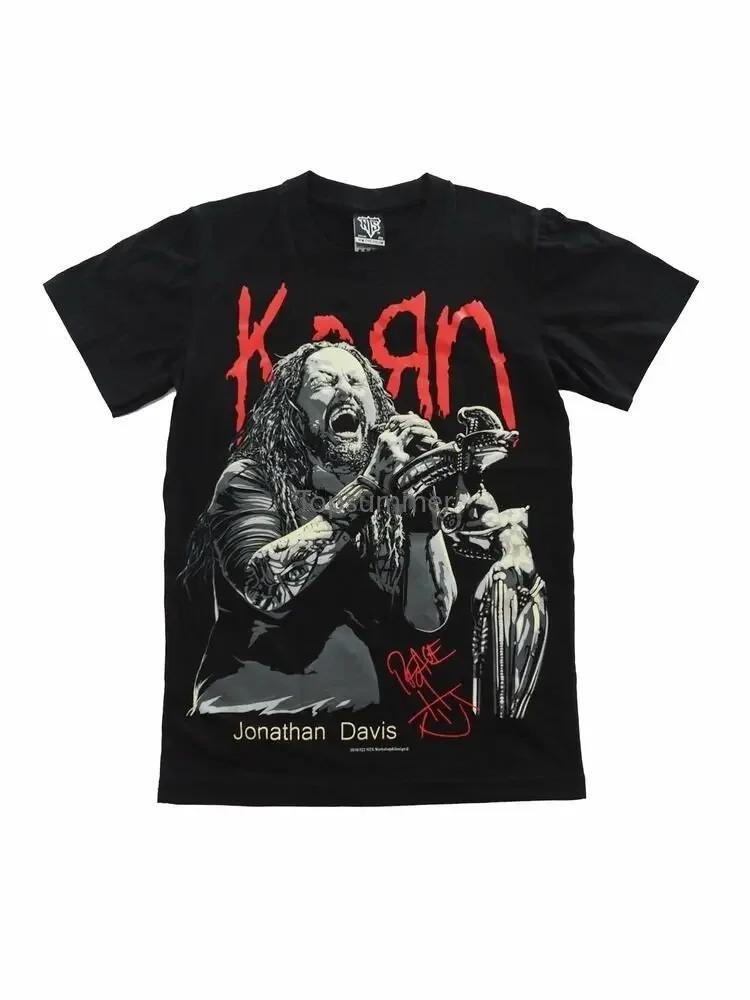 

Korn Jonathan Davis T-Shirt - Men s Summer Cotton Graphic Tee S разноцветный