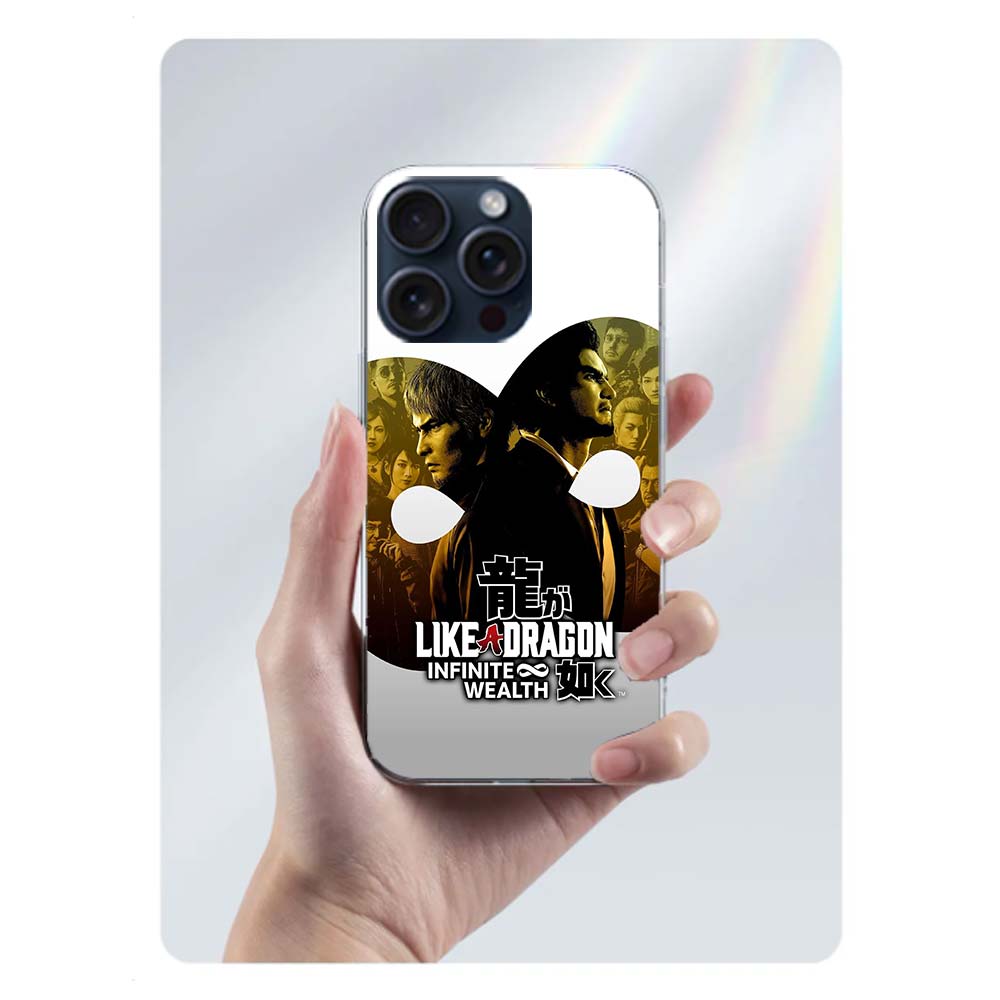 Yakuza 0 Game Clear Phone Case For Iphone 17 Air 16 Pro Max 15 Pro 14 Plus 17E 16E 11 13 12 Mini Cover Cases Fundas Cell TPU Cap