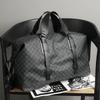 Patterned Plaid Travel Bag Korean Version Men'S Bag Casual Shoulder Bag Handbag Fitness Bag Trendy Bag