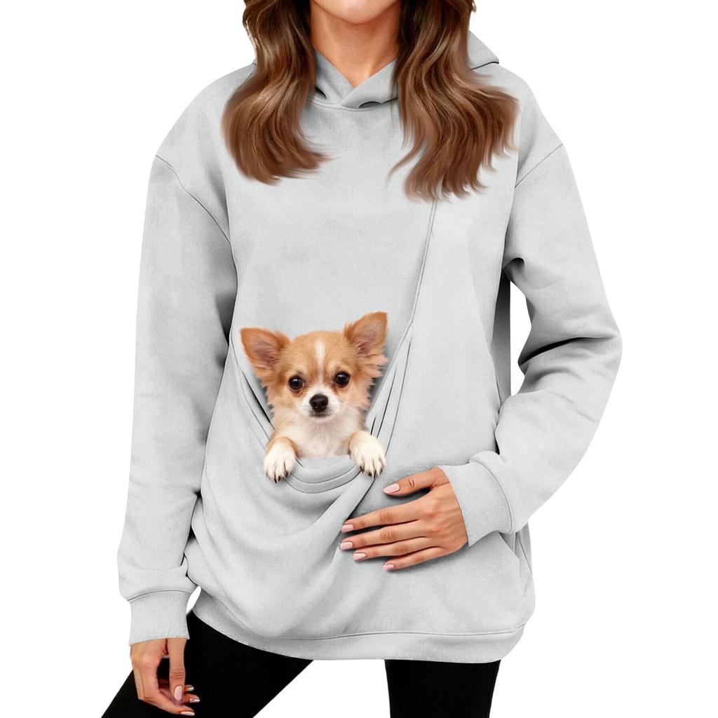 Women's Fashion Daily  Casual  Hoodie Long Sleeve Top