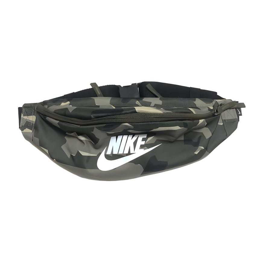 Nike Zoom Heritage Polyester Shoulder Bag, Crossbody Bag, Fanny Pack Regular Men's Green Camouflage CK0984-325