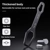 Small Ultra Hard Steel Wrench Multifunctional Double Headed Self Tightening Wrench Versatile Plum Blossom Universal Wrench