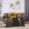 Charlie Kirk Angelic Advocate Soft Blanket  Travel Office Plush Throw Blanket Fashion Couch Bed Flannel Bedspread Sofa Bed Cover