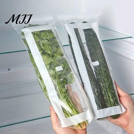 Food Grade Freezer Safe Bags Thick Double Seal Storage Bags, Reusable Long Sealed Clear Food-Grade Plastic Sustainable Kitchen Organization Tools for