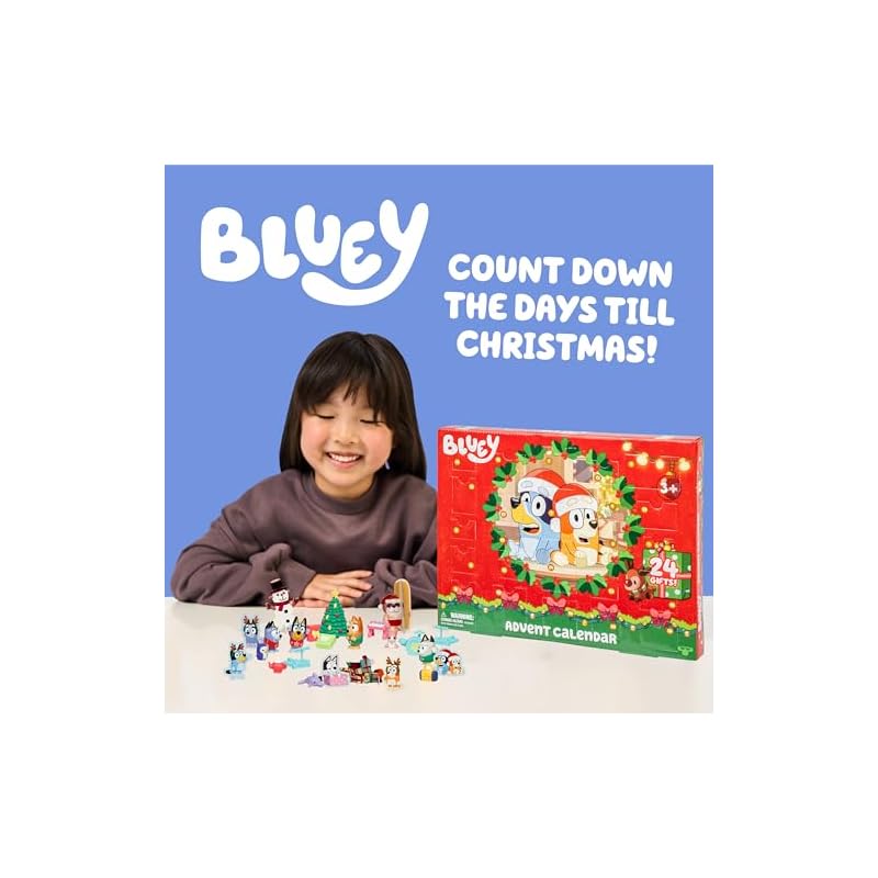 Bluey Mini Figures Surprise Advent Calendar