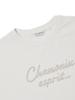 EIDER Tech Linen Women'S Short Sleeve Round Neck T-Shirt_Cream