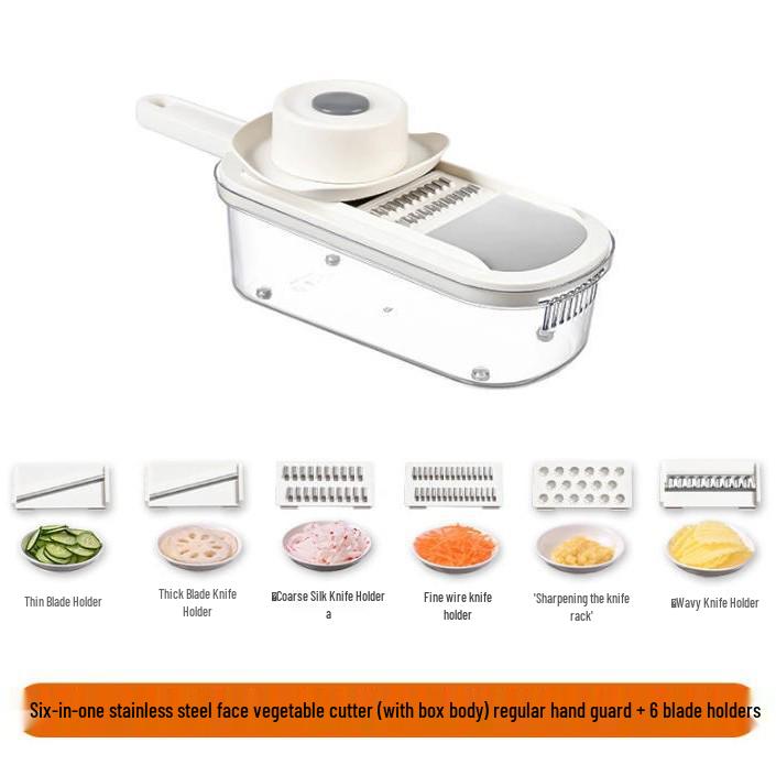 Manual Kitchen Vegetable and Potato Cutter with Drain Basket