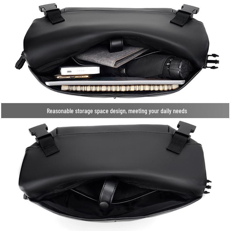 Koreanische Argyle Herren Umhängetasche: Trendige, vielseitige Umhängetasche mit großem Fassungsvermögen & leichter Rucksack