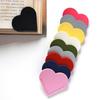 Heart-shaped Leather Bookmark Vintage Book Page Marker Cute Corner Page Marker  Readers
