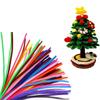 100pcs Multicolor Chenille Twist Sticks- DIY Craft Sticks, Colorful DIY Craft Supplies, Party Supplies,Colourful Twist Stick