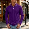 Men's Color Long Sleeve Shirt for Outdoor Casual Wear