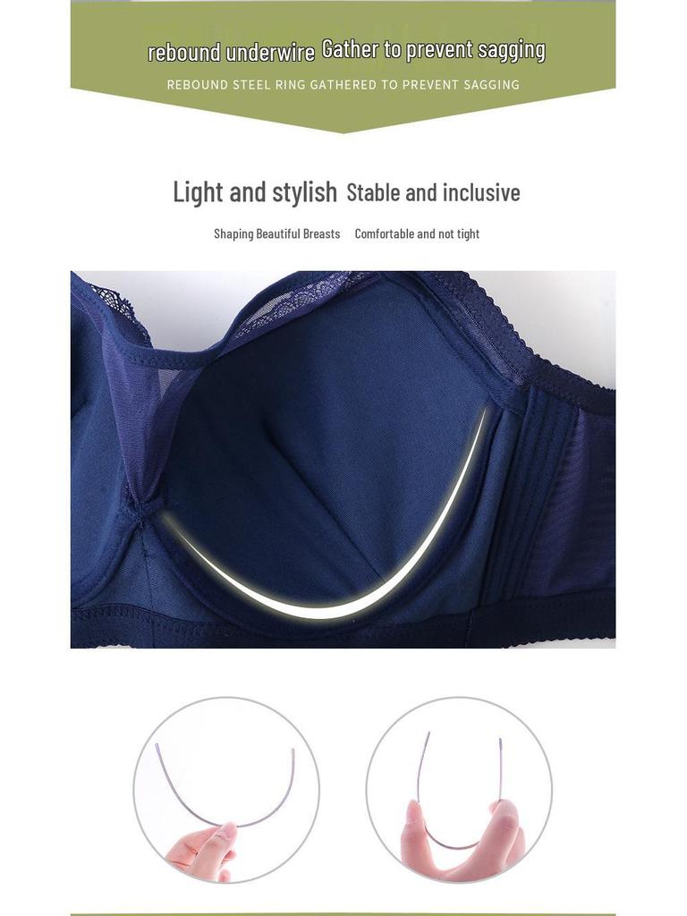 Büyük Beden Bantlı Sütyen - İnce, Ayarlanabilir, Nefes Alabilen, Rahat ve Seksi C/D Cup 3267