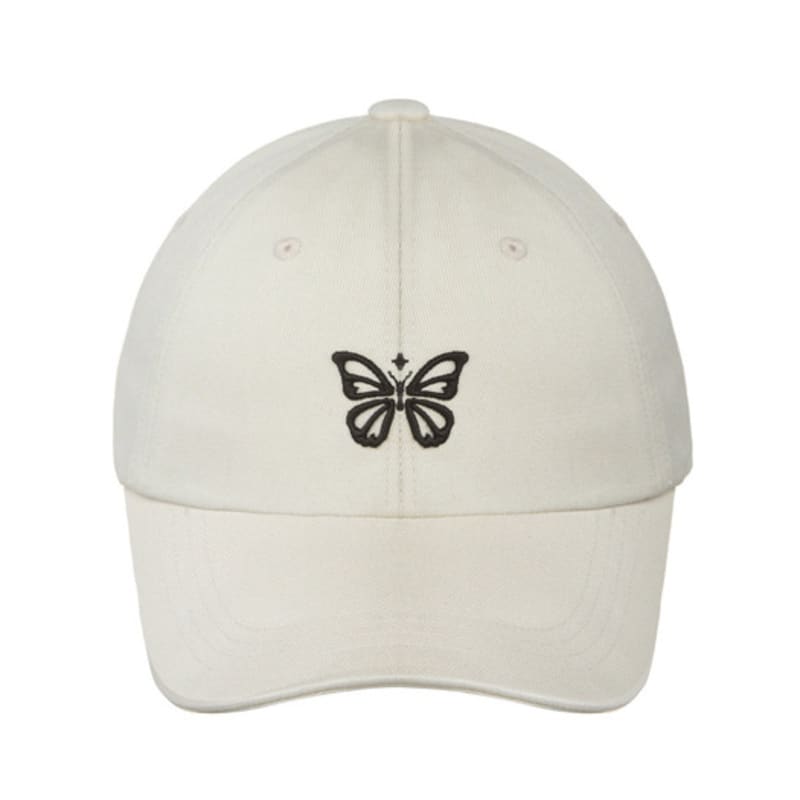 

NICK&NICOLE MINI BUTTERFLY BLINK BALL cap_LIGHT BEIGE FREE