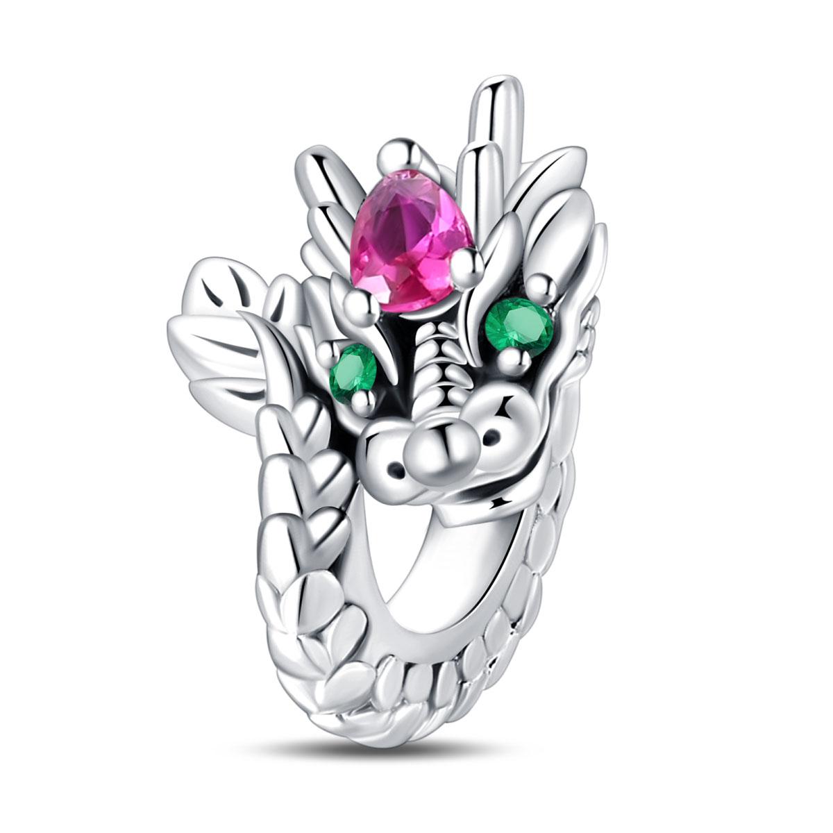 Copper Dragon&Lucky Cat&Lion Dance&God Of Wealth&Lucky Bag Charm Fit Brand Bracelet Chinese New Year Gift