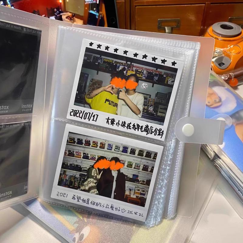 3-Inch Polaroid Photo Album for Photos, Postcards, Stickers, Movie Tickets, and Cards.