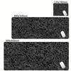 Minimalist Contour Line Extended Mouse Pad Waterproof Antislip Nonslip Desk Mat