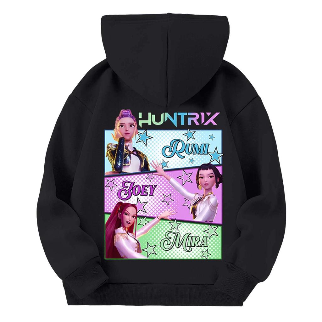 Children's Casual Fashion Hooded Pullover, Printed Loose Hoodie And Casual Pants Two-piece Set