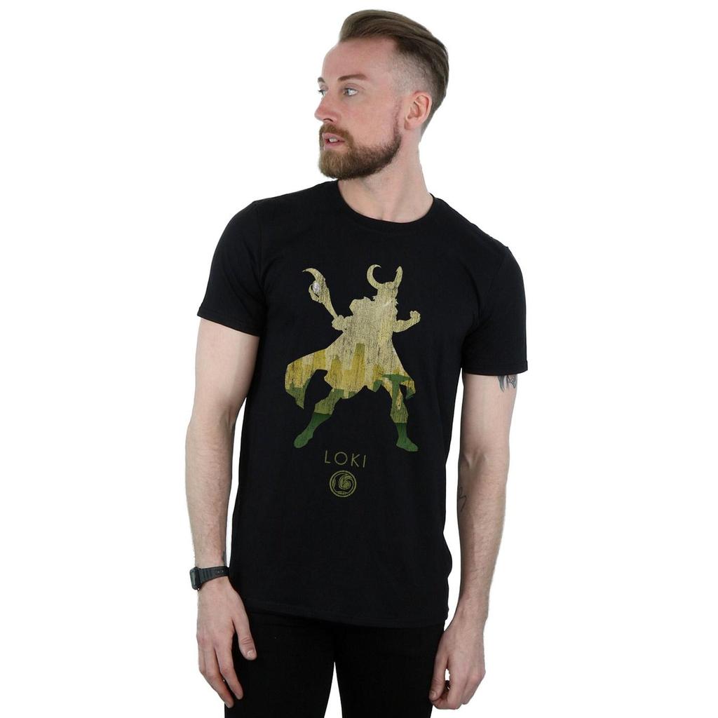 Marvel Mens Loki Silhouette T-Shirt